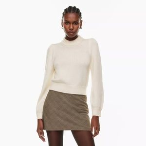 Aritzia Wilfred Olivetta Sweater - XXS - Light Birch - EUC